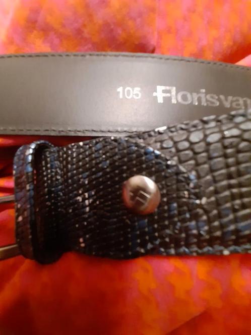 Floris Van BOMMEL ceinture en cuir PN €99.95 *VENDU*, Vêtements | Hommes, Ceintures, Comme neuf, Ceinture, 95 à 105 cm, Noir, Cuir véritable