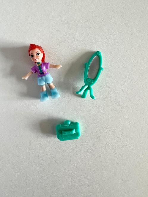 Figurine et 2 accessoires Polly Pocket Le dressing de Lila, Verzamelen, Speelgoed, Gebruikt, Ophalen of Verzenden