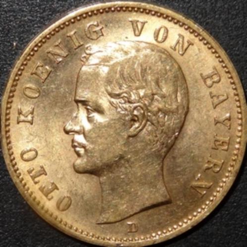 Goud - Duitsland Bayern - 20 Mark - Otto - 1905, Postzegels en Munten, Munten | Europa | Niet-Euromunten, Losse munt, Duitsland