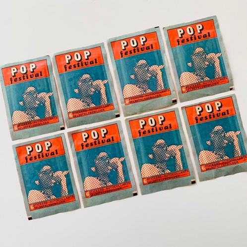 Stickers ‘Pop festival’ van Vanderhout, Verzamelen, Stickers, Nieuw, Ophalen of Verzenden