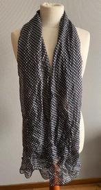 Zwart-witte sjaal, Envoi, Comme neuf, Écharpe