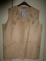 Jolie Veste neuve, sans manche en peau de pêche T50/52, Enlèvement ou Envoi, Neuf, Taille 46/48 (XL) ou plus grande, Beige