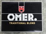 Omer bierreclame, Verzamelen, Ophalen of Verzenden, Gebruikt, Reclamebord