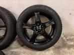 Borbet 16' 5x115 velgen + 205/55 16 winterbanden, 205 mm, Banden en Velgen, 16 inch, Gebruikt