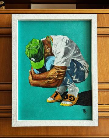 Schilderij "Mr. G-Man"   beschikbaar voor biedingen