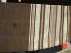 retro / vintage bruin beige over gordijn / overgordijn, Ophalen, Gebruikt, 200 cm of meer, Vintage