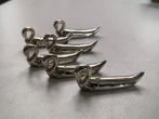 6 verzilverde bestekleggers, Antiek en Kunst, Ophalen of Verzenden