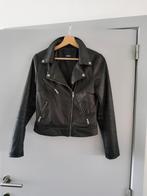 Zwart lederlook jasje object maat 34, Kleding | Dames, Zwart, Object, Ophalen of Verzenden, Zo goed als nieuw