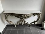 baroque console / sidetable met marmer, Huis en Inrichting, Ophalen, Zo goed als nieuw