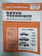 1750 2000 GIULIA REVUE TECHNIQUE ALFA ROMEO, Livres, Autos | Livres, Alfa Romeo, Enlèvement ou Envoi, Revue Technique Automobil