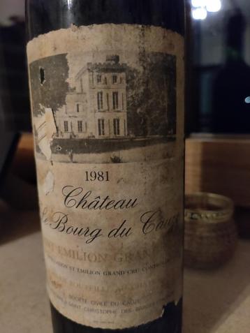Chateau le Bourg de Cause 1981 St Emilion grand cru classé beschikbaar voor biedingen