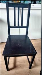 GRATIS: 8 stoelen, Huis en Inrichting, Stoelen, Ophalen, Gebruikt, Zwart, Vijf, Zes of meer stoelen