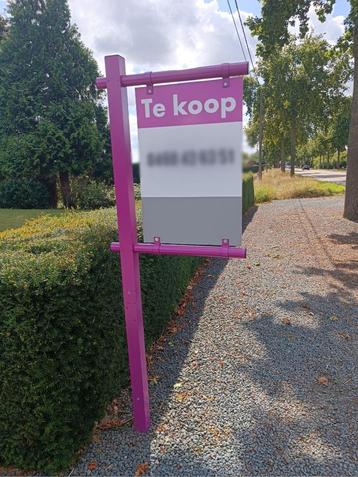 Te Koop - Immobord/Makelaarsbord beschikbaar voor biedingen