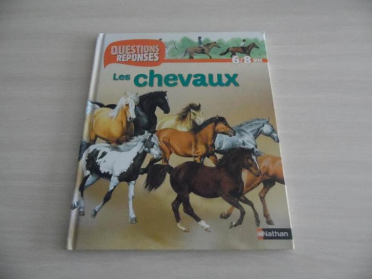 LES CHEVAUX     QUESTIONS RÉPONSES     NATHAN, Livres, Livres pour enfants | Jeunesse | Moins de 10 ans, Comme neuf, Non-fiction