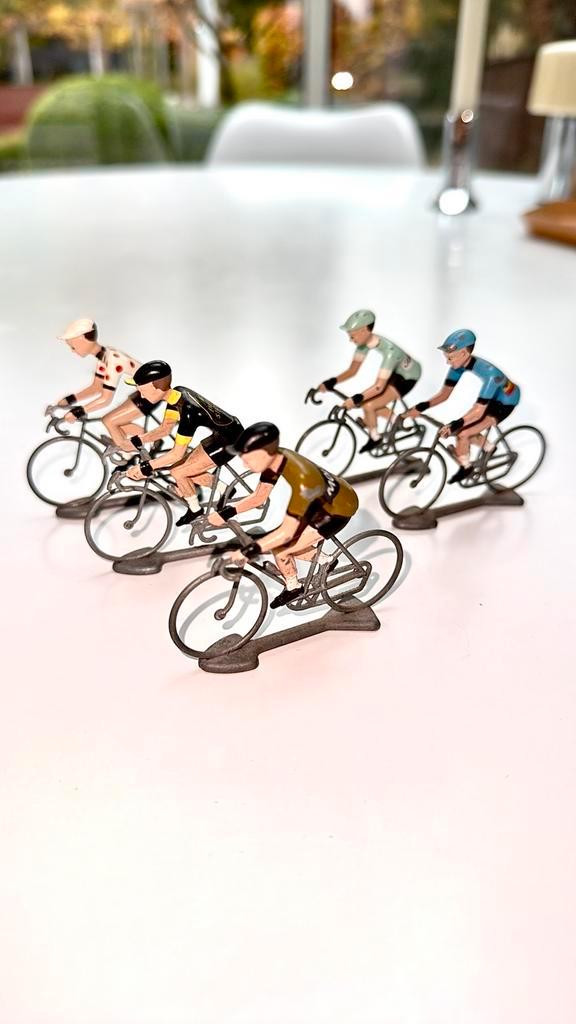 Flandriens, handgeschilderde miniatuur wielrenners, Verzamelen, Beelden en Beeldjes, Gebruikt, Mens, Ophalen of Verzenden