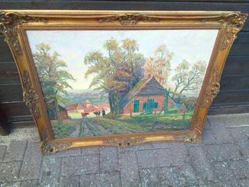 Inboedel , schilderijen , olieverf en aquarellen zie foto's beschikbaar voor biedingen