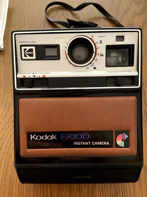Vintage Kodak EK100 Instant Camera – Retro Blikvanger uit de, Audio, Tv en Foto, Fotocamera's Analoog, Gebruikt, Polaroid, Kodak