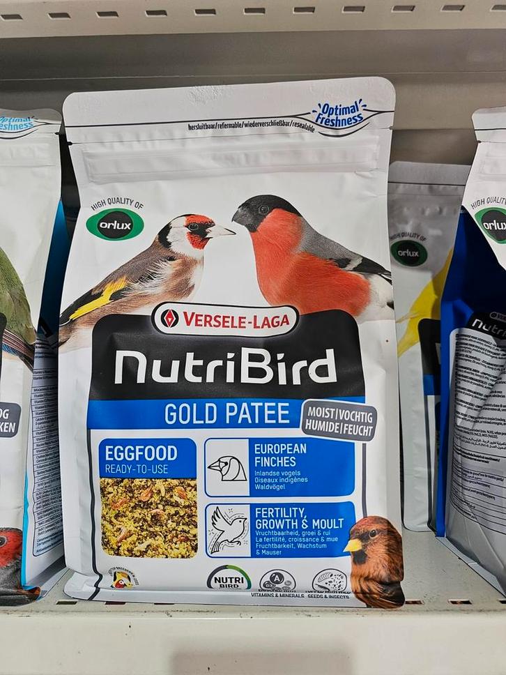NEW Nutribird Gold Patee Inlandse Vogels 1kg (Met ritssluiti, Dieren en Toebehoren, Vogels | Toebehoren, Ophalen