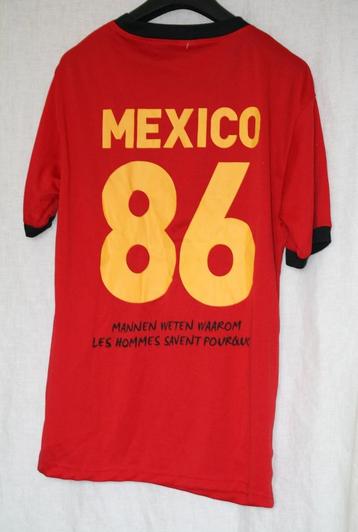 Shirt België mexico 1986 maat xl