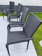 Tuin/terras stoelen, Tuin en Terras, Ophalen, Zo goed als nieuw, Kunststof, Stapelbaar
