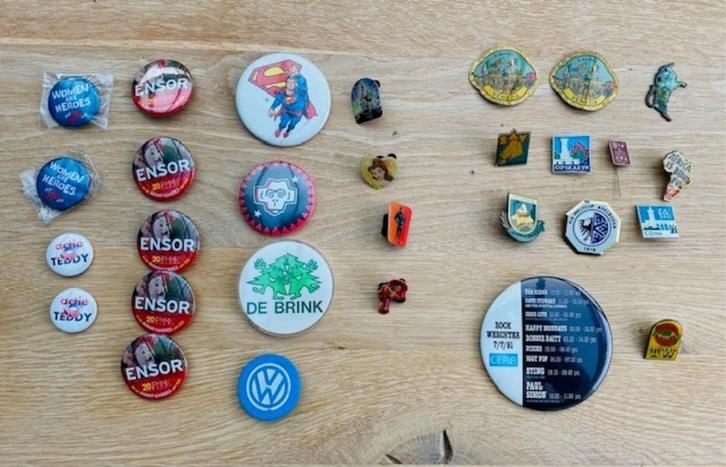 Pins/Speldjes van Disney, Rock Werchter, steden, …, Verzamelen, Speldjes, Pins en Buttons, Gebruikt, Speldje of Pin, Ophalen of Verzenden