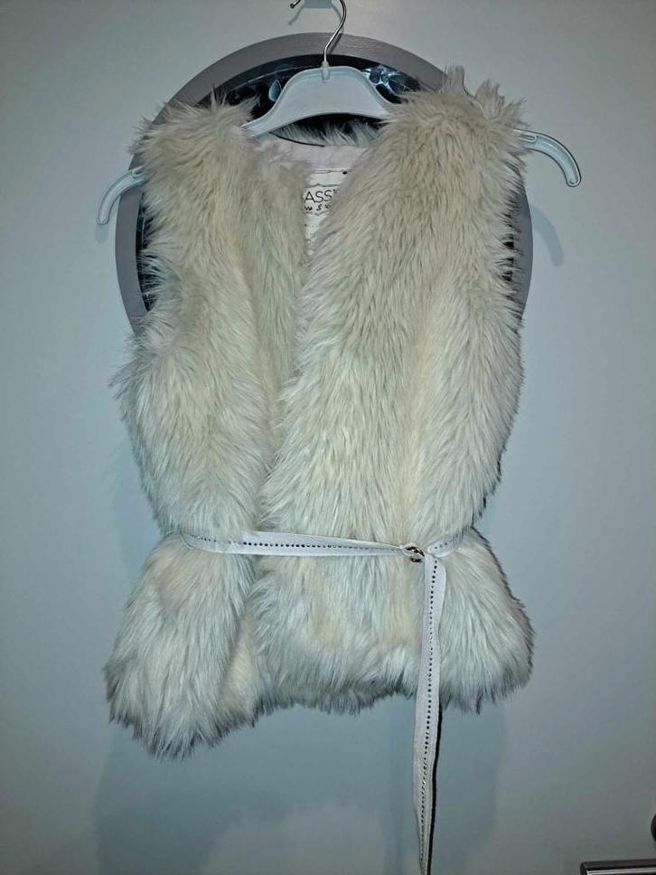 El Corte Inglès, bodywarmer, S/XS, Kleding | Dames, Truien en Vesten, Zo goed als nieuw, Maat 36 (S), Wit, Ophalen of Verzenden