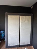 Boxspring, Ophalen, Gebruikt, Tweepersoons, Grijs