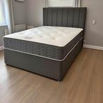 Nieuwe Boxspring 140x200 met Matras – Direct Beschikbaar, Huis en Inrichting, Verzenden, 140 cm, 200 cm, Crème