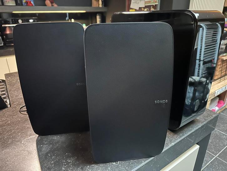 Set 2x sonos five en sonos sub gen 3 te koop, Audio, Tv en Foto, Luidsprekerboxen, Zo goed als nieuw, Sonos, Ophalen