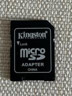 Adaptateur carte micro SD Kingston, TV, Hi-fi & Vidéo, Comme neuf, SD, Enlèvement ou Envoi