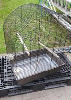 vogel kooi , papegaaienkooi, Ophalen of Verzenden, Gebruikt, Metaal, Vogelkooi