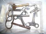 Lot diverse klokkensleutels, Ophalen of Verzenden, Gebruikt, Overige materialen, Overige typen