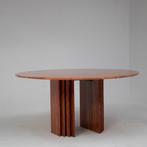 Ronde travertin eettafel – jaren ’70, Huis en Inrichting, Tafels | Eettafels, Overige materialen, Gebruikt, Rond, Ophalen of Verzenden
