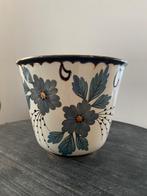 Vintage bloempot Flora Gouda, Antiek en Kunst, Antiek | Keramiek en Aardewerk, Ophalen