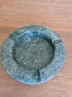 Art deco groene marmeren vintage asbak, Ophalen of Verzenden