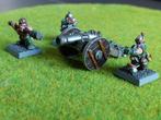 Warhammer Dwarfs Cannon en Catapult OOP Metal, Hobby en Vrije tijd, Met verf, Figuurtje(s), Warhammer, Ophalen of Verzenden