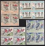 1963. 80e Verjaardag wielrijdersbond. MNH. Blokken, Ophalen of Verzenden, Orginele gom, Sport, Postfris