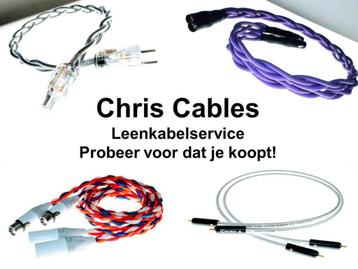 Chris Cables leenkabelservice. Probeer voordat u koopt! disponible aux enchères