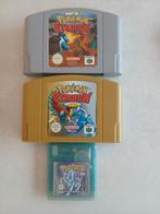 Nintendo 64 pokemongames + Pokémon Crystal voor GameBoy, Consoles de jeu & Jeux vidéo, Jeux | Nintendo 64, Enlèvement ou Envoi