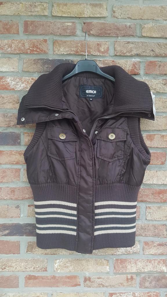 Donkerbruin warm gewatteerd damesjack maat M, Kleding | Dames, Jassen | Winter, Nieuw, Maat 38/40 (M), Bruin, Ophalen of Verzenden