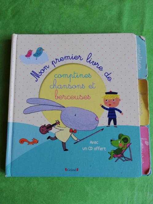 Mon premier livre de comptines, chansons et berceuses, Boeken, Kinderboeken | Kleuters, Gelezen, 4 jaar, Jongen of Meisje, Ophalen of Verzenden