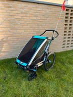 Fietskar Thule Chariot Lite 1 incl afdekzeil, Vélos & Vélomoteurs, Enlèvement, Comme neuf, Remorque pour enfant