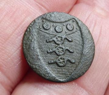 Britse knoop Royal Artillery Landing Noord-Holland 1799 beschikbaar voor biedingen