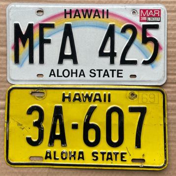 nummerplaat nummerplaten USA  HAWAII plaque immatriculation beschikbaar voor biedingen