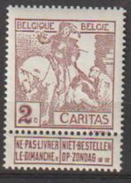 Belgique 1910 n 85**, Neuf, Envoi