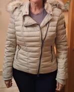 Beige gewatteerde jas met bontkraag. Maat 38. Street one, Kleding | Dames, Ophalen, Maat 38/40 (M), Beige