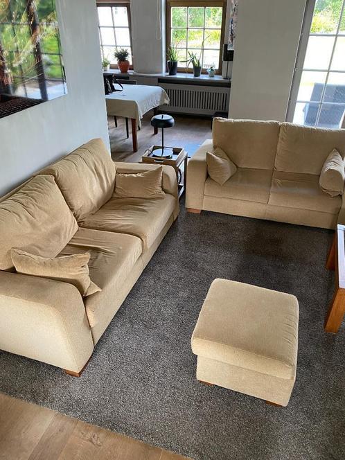 salon, Huis en Inrichting, Zetels | Complete zithoeken, Gebruikt, Stof, Ophalen