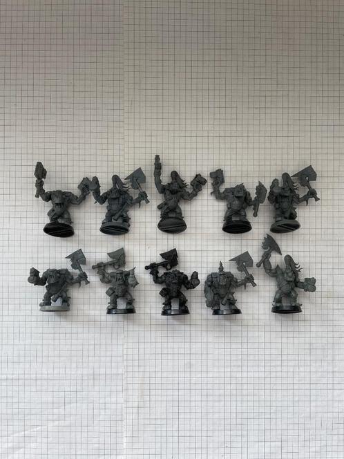 Lot de Nobz pour Warhammer 40000/OPR, Hobby en Vrije tijd, Wargaming, Gebruikt, Warhammer 40000, Figuurtje(s), Ophalen of Verzenden