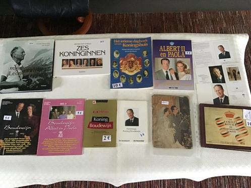9 boeken over het Koningshuis, Verzamelen, Koningshuis en Royalty, Zo goed als nieuw, Ophalen of Verzenden