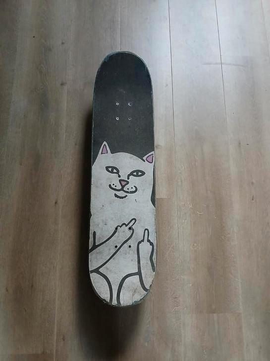 Zelf samen gesteld skateboard, Sport en Fitness, Skateboarden, Gebruikt, Skateboard, Ophalen of Verzenden